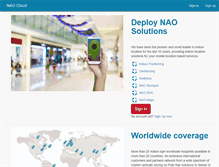 Tablet Screenshot of nao-cloud.com